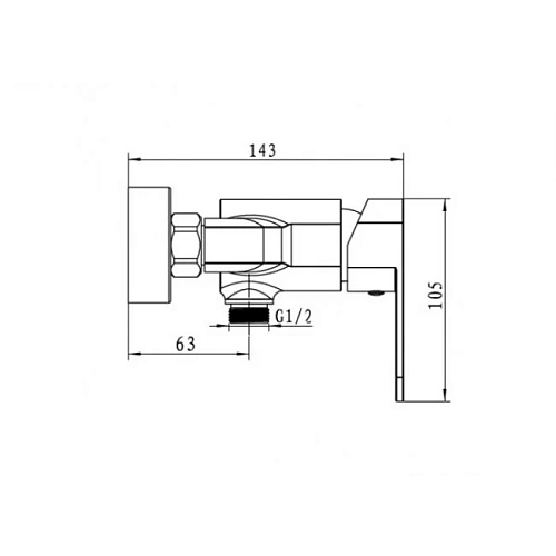 Смеситель для душа Kaiser Sonat 34477 Смеситель для душа Kaiser Sonat 34477