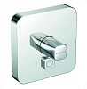 Смеситель для душа Kludi Push 386030538 внешняя часть, квадратный, кнопка внизу