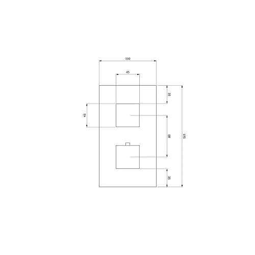 Смеситель для душа OMNIRES FRESH FR7136ROCR хром термостатический Смеситель для душа OMNIRES FRESH FR7136ROCR хром термостатический