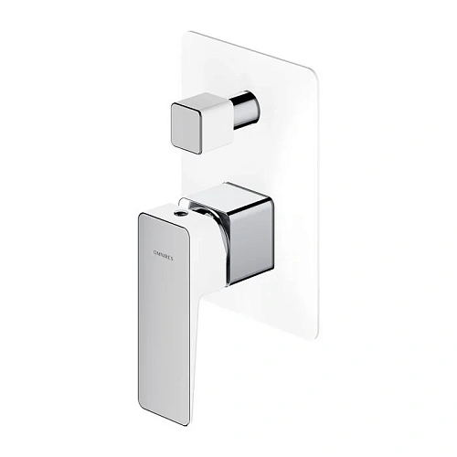 Смеситель для душа OMNIRES PARMA PM7435CRB (хром/белый) скрытого монтажа Смеситель для душа OMNIRES PARMA PM7435CRB (хром/белый) скрытого монтажа