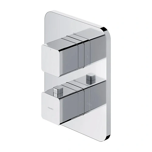 Смеситель для душа OMNIRES PARMA PM7436CR хром термостатический скрытого монтажа Смеситель для душа OMNIRES PARMA PM7436CR хром термостатический скрытого монтажа