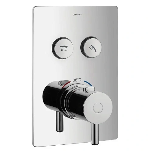 Смеситель для душа OMNIRES Y Y1236GCPROCR хром термостатический скрытого монтажа Смеситель для душа OMNIRES Y Y1236GCPROCR хром термостатический скрытого монтажа