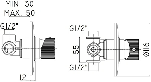 Смеситель для душа Paffoni Jo JO011CR (с внутренней частью) Смеситель для душа Paffoni Jo JO011CR (с внутренней частью)