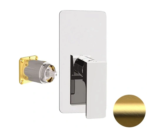 Смеситель для душа Remer Absolute AU30KBBG, золото брашированное Смеситель для душа Remer Absolute AU30KBBG, золото брашированное