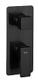 Смеситель для душа Remer Absolute AU92KBCFP, чёрный брашированный хром Смеситель для душа Remer Absolute AU92KBCFP, чёрный брашированный хром