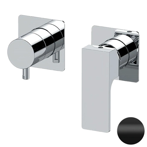 Смеситель для душа Remer Absolute AU92ZPWBNO, черный матовый Смеситель для душа Remer Absolute AU92ZPWBNO, черный матовый