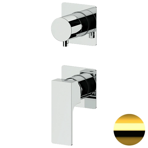 Смеситель для душа Remer Absolute AU93PWBDO, золото глянцевое Смеситель для душа Remer Absolute AU93PWBDO, золото глянцевое