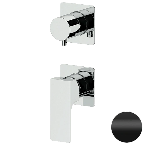 Смеситель для душа Remer Absolute AU93PWBNO, черный матовый Смеситель для душа Remer Absolute AU93PWBNO, черный матовый