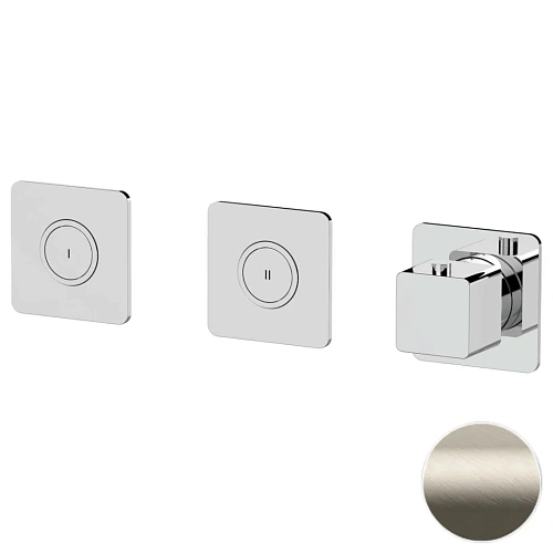 Смеситель для душа Remer Absolute AU99D2PKBXV термостатический, сталь Смеситель для душа Remer Absolute AU99D2PKBXV термостатический, сталь