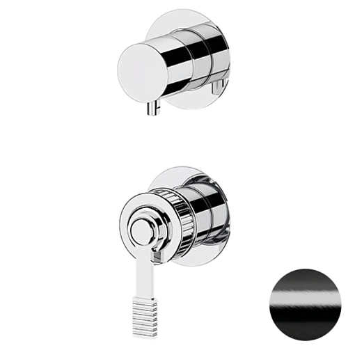 Смеситель для душа Remer Atelier AL92PWBCFP, черный брашированный хром Смеситель для душа Remer Atelier AL92PWBCFP, черный брашированный хром