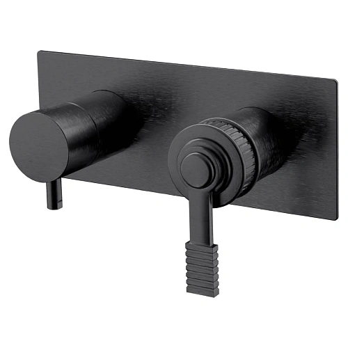 Смеситель для душа Remer Atelier AL92ZCFP, черный брашированный хром Смеситель для душа Remer Atelier AL92ZCFP, черный брашированный хром