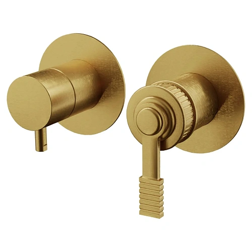 Смеситель для душа Remer Atelier AL92ZPWBBG, золото брашированное Смеситель для душа Remer Atelier AL92ZPWBBG, золото брашированное