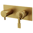 Смеситель для душа Remer Atelier AL93ZWBBG, золото брашированное Смеситель для душа Remer Atelier AL93ZWBBG, золото брашированное