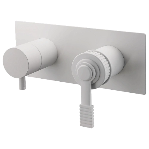 Смеситель для душа Remer Atelier AL93ZWBBO, белый матовый Смеситель для душа Remer Atelier AL93ZWBBO, белый матовый