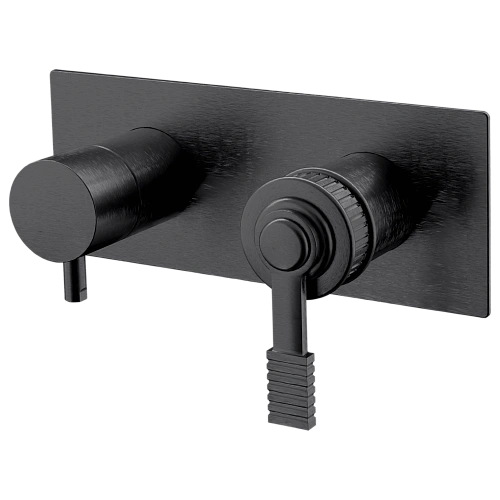 Смеситель для душа Remer Atelier AL93ZWBCFP, черный брашированный хром Смеситель для душа Remer Atelier AL93ZWBCFP, черный брашированный хром