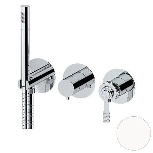 Смеситель для душа Remer Atelier AL97D2PBO, белый матовый Смеситель для душа Remer Atelier AL97D2PBO, белый матовый