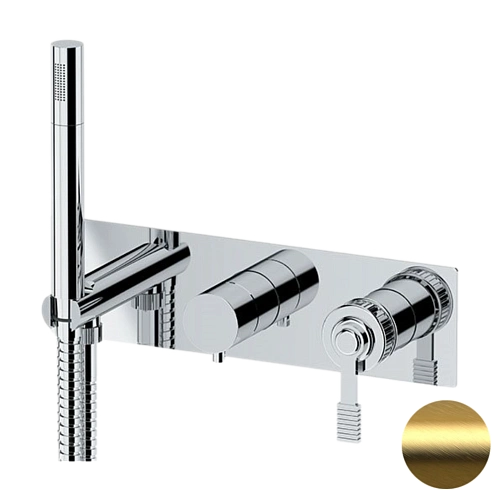 Смеситель для душа Remer Atelier AL97D2WBBG, золото брашированное Смеситель для душа Remer Atelier AL97D2WBBG, золото брашированное