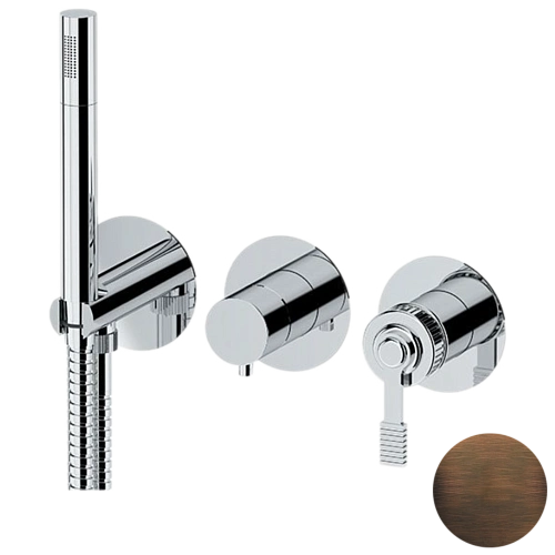 Смеситель для душа Remer Atelier AL97D3PWBBR, бронза масляная Смеситель для душа Remer Atelier AL97D3PWBBR, бронза масляная