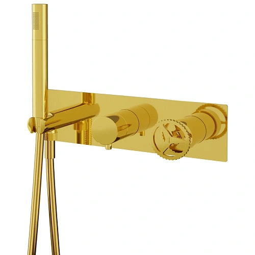 Смеситель для душа Remer Chrono CH97D2DO, золото глянцевое Смеситель для душа Remer Chrono CH97D2DO, золото глянцевое