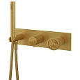 Смеситель для душа Remer Chrono CH97D3BG, золото брашированное Смеситель для душа Remer Chrono CH97D3BG, золото брашированное