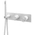 Смеситель для душа Remer Chrono CH97D3BO, белый матовый Смеситель для душа Remer Chrono CH97D3BO, белый матовый