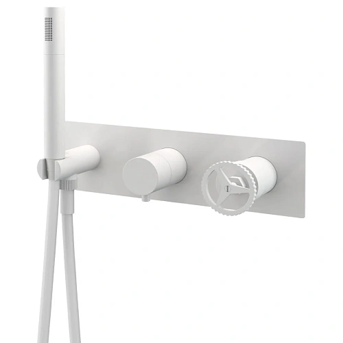 Смеситель для душа Remer Chrono CH97D3BO, белый матовый Смеситель для душа Remer Chrono CH97D3BO, белый матовый