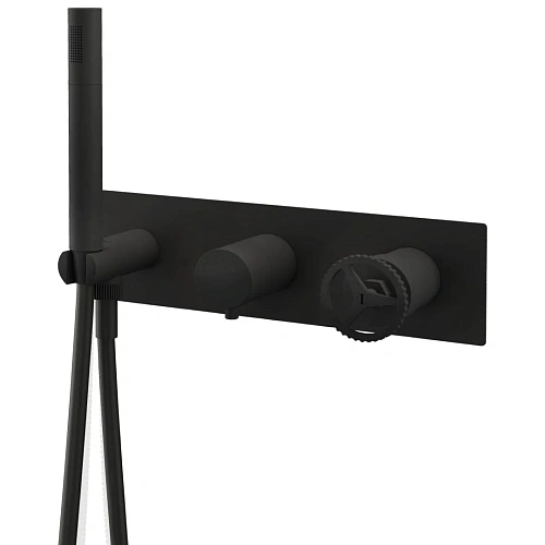 Смеситель для душа Remer Chrono CH97D3NO, черный матовый Смеситель для душа Remer Chrono CH97D3NO, черный матовый