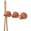Смеситель для душа Remer Chrono CH97D3PRP, медь брашированная
