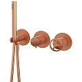 Смеситель для душа Remer Chrono CH97D3PRP, медь брашированная Смеситель для душа Remer Chrono CH97D3PRP, медь брашированная