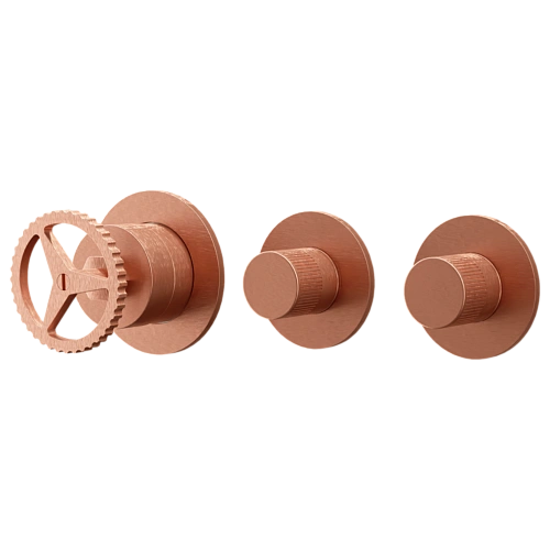 Смеситель для душа Remer Chrono CH98D2PWBRP, медь брашированная Смеситель для душа Remer Chrono CH98D2PWBRP, медь брашированная