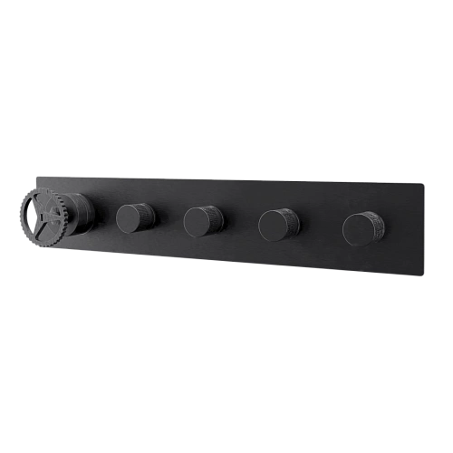 Смеситель для душа Remer Chrono CH98D4CFP, черный брашированный хром Смеситель для душа Remer Chrono CH98D4CFP, черный брашированный хром