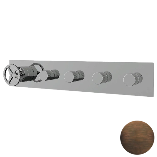 Смеситель для душа Remer Chrono CH98D4WBBR, бронза масляная Смеситель для душа Remer Chrono CH98D4WBBR, бронза масляная