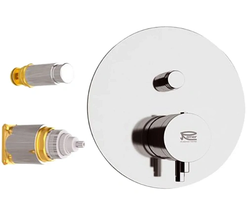 Смеситель для душа Remer Elegance NT09KB термостатический Смеситель для душа Remer Elegance NT09KB термостатический