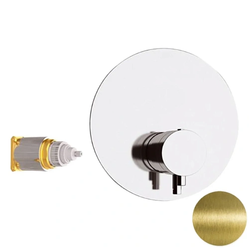 Смеситель для душа Remer Elegance NT30KBVO термостатический, состаренная латунь Смеситель для душа Remer Elegance NT30KBVO термостатический, состаренная латунь