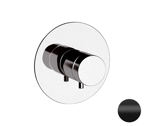 Смеситель для душа Remer Elegance NT30NO термостатический, черный матовый Смеситель для душа Remer Elegance NT30NO термостатический, черный матовый