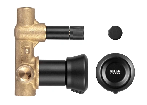 Смеситель для душа Remer Element ET09HNO, черный матовый Смеситель для душа Remer Element ET09HNO, черный матовый