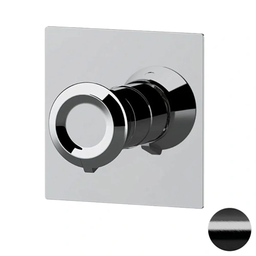 Смеситель для душа Remer Element ET30QCFP, черный брашированный хром Смеситель для душа Remer Element ET30QCFP, черный брашированный хром