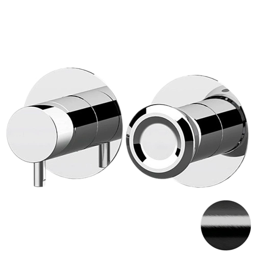 Смеситель для душа Remer Element ET93ZPWBCFP, черный брашированный хром Смеситель для душа Remer Element ET93ZPWBCFP, черный брашированный хром