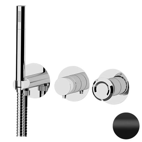 Смеситель для душа Remer Element ET97D2PNO, черный матовый Смеситель для душа Remer Element ET97D2PNO, черный матовый