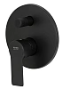 Смеситель для душа Remer Energy EY09HNO, черный матовый