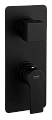 Смеситель для душа Remer Energy EY92KBNO, черный матовый Смеситель для душа Remer Energy EY92KBNO, черный матовый