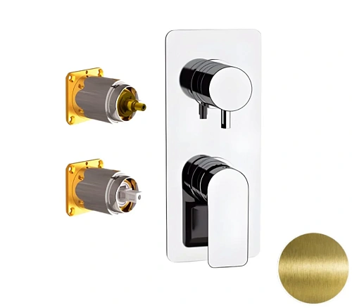 Смеситель для душа Remer Infinity I92KBVO, состаренная латунь Смеситель для душа Remer Infinity I92KBVO, состаренная латунь