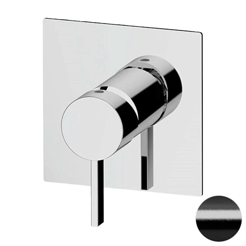 Смеситель для душа Remer Metrica MC30QCFP, черный брашированный хром Смеситель для душа Remer Metrica MC30QCFP, черный брашированный хром