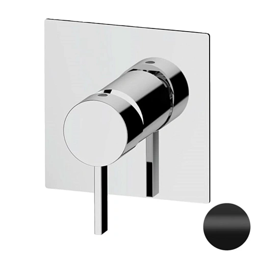 Смеситель для душа Remer Metrica MC30QNO, черный матовый Смеситель для душа Remer Metrica MC30QNO, черный матовый