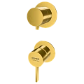 Смеситель для душа Remer Metrica MC92PWBBG, золото брашированное Смеситель для душа Remer Metrica MC92PWBBG, золото брашированное