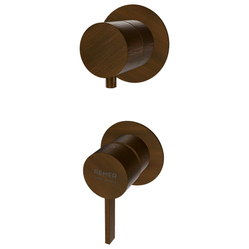 Смеситель для душа Remer Metrica MC92PWBBR, бронза масляная Смеситель для душа Remer Metrica MC92PWBBR, бронза масляная