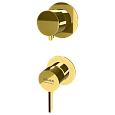 Смеситель для душа Remer Metrica MC92PWBDO, золото глянцевое Смеситель для душа Remer Metrica MC92PWBDO, золото глянцевое