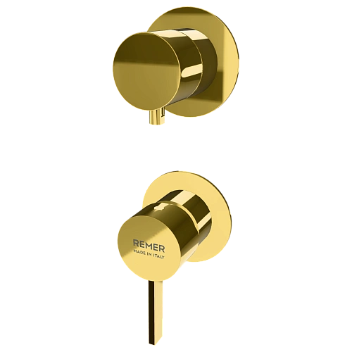 Смеситель для душа Remer Metrica MC92PWBDO, золото глянцевое Смеситель для душа Remer Metrica MC92PWBDO, золото глянцевое