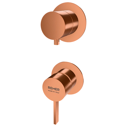 Смеситель для душа Remer Metrica MC92PWBRP, медь брашированная Смеситель для душа Remer Metrica MC92PWBRP, медь брашированная