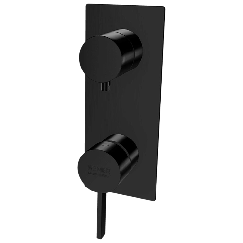 Смеситель для душа Remer Metrica MC92WBCFP, черный брашированный хром Смеситель для душа Remer Metrica MC92WBCFP, черный брашированный хром